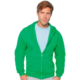 Felpa unisex con cappuccio e cerniera Gildan