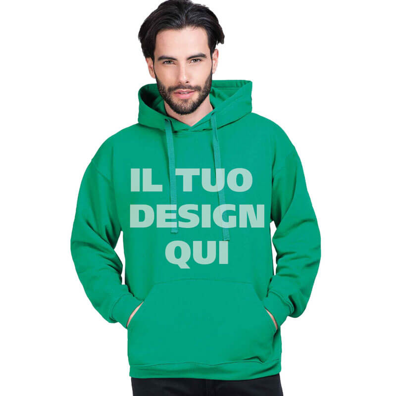 Felpa unisex con cappuccio