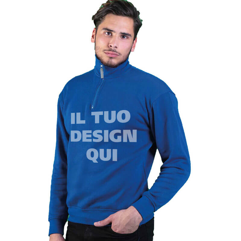 Felpa unisex con zip