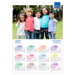 Calendari A3 annuale pagina singola