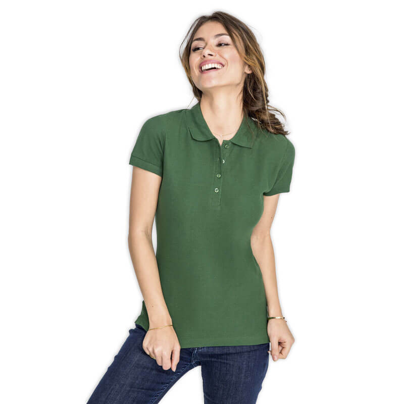 Polo donna manica corta