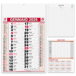 Calendario Olandese Back Notes