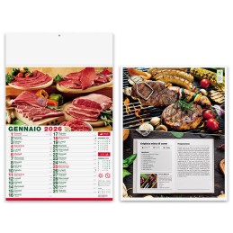 Calendario Illustrato Carni