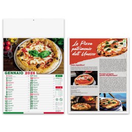 Calendario Illustrato Pizza