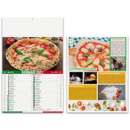 Calendario Illustrato Pizza