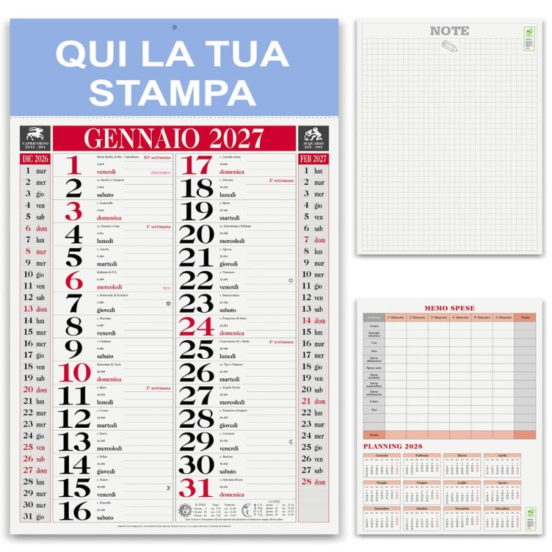 Calendario Olandese classico