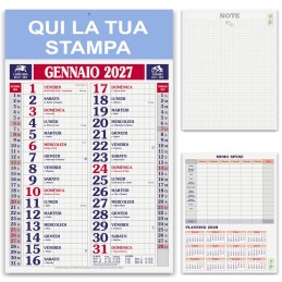 Calendario Olandese Quadrettato