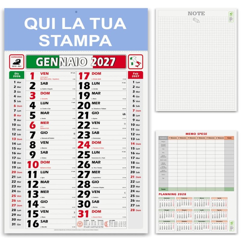 Calendario Olandese Italy