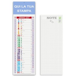 Calendario Olandese Silhouette multicolor