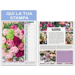 Calendario Illustrato Fiori