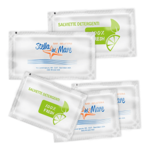 Salviette detergenti personalizzate